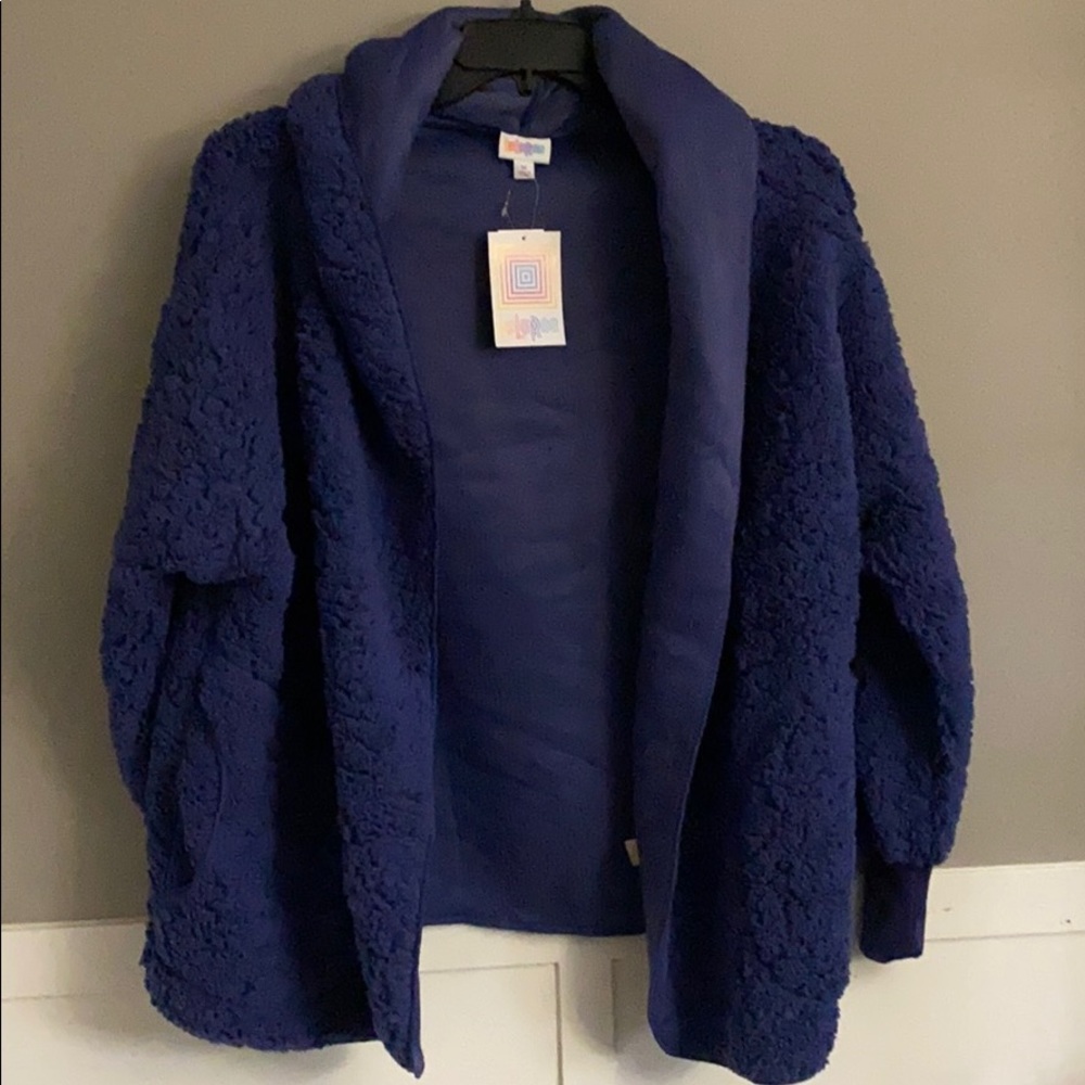 NWT LuLaRoe Purple Teddy Bear Medium